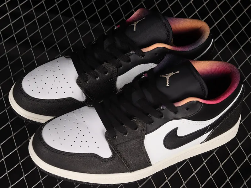 All categories Air Jordan Jordan series basketball shoes Air Jordan 1 Low Z version Air Jordan Retro 1 Low "Electric Green" AJ1 Joe 1 matte black and white cultural and leisure sports sneakers DQ8422-001